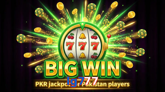 Big win animation on Lg777 slot game